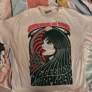 Jefferson Airplane oversized graphic tee